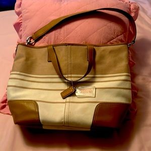 Coach cloth bag.